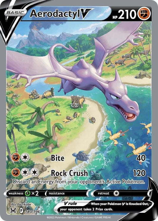 Aerodactyl V (Alternate Full Art) [SWSH11: Lost Origin] 180/196