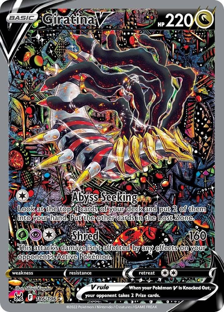 Giratina V (Alternate Full Art) [SWSH11: Lost Origin] 186/196
