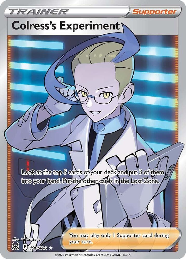 Colress's Experiment (Full Art) [SWSH11: Lost Origin] 190/196