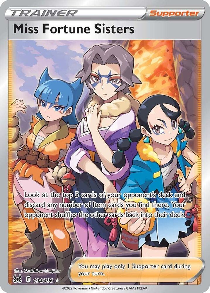 Miss Fortune Sisters (Full Art) [SWSH11: Lost Origin] 194/196