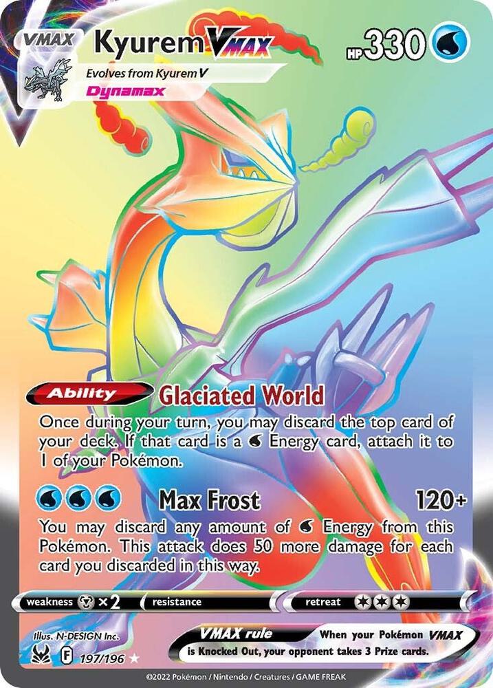 Kyurem VMAX (Secret) [SWSH11: Lost Origin] 197/196