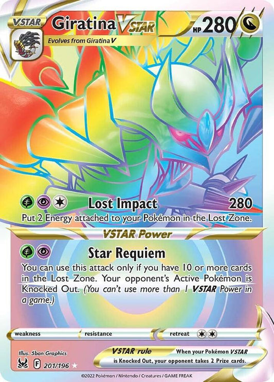 Giratina VSTAR (201) (Secret) [SWSH11: Lost Origin] 201/196