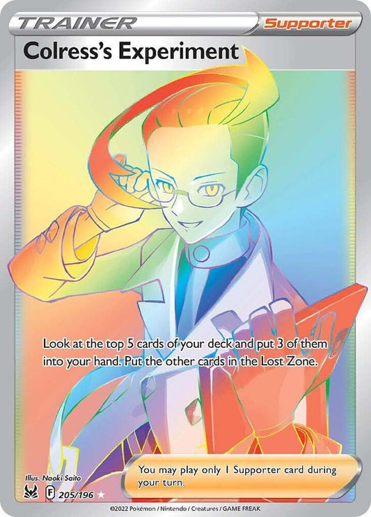 Colress's Experiment (Secret) [SWSH11: Lost Origin] 205/196