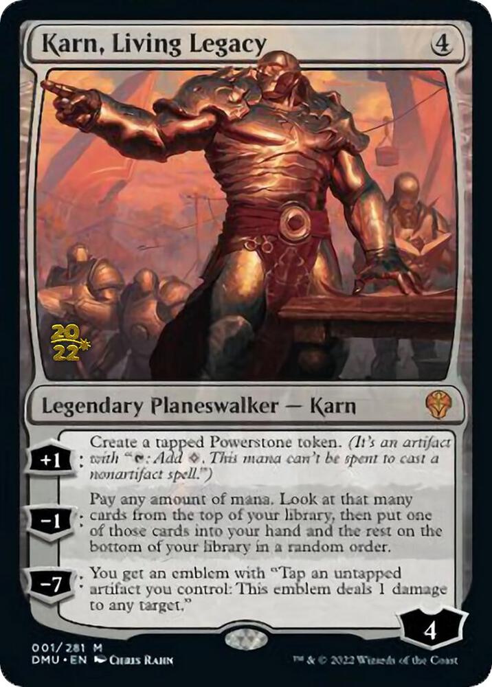 Karn, Living Legacy [Prerelease Cards] 1