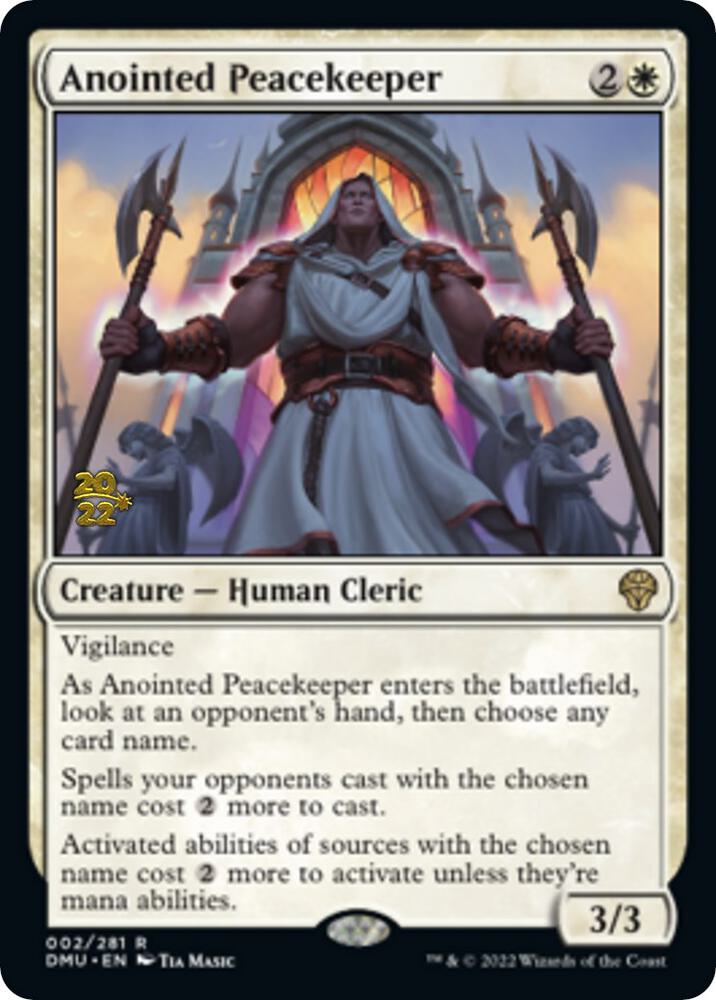 Anointed Peacekeeper [Prerelease Cards] 2