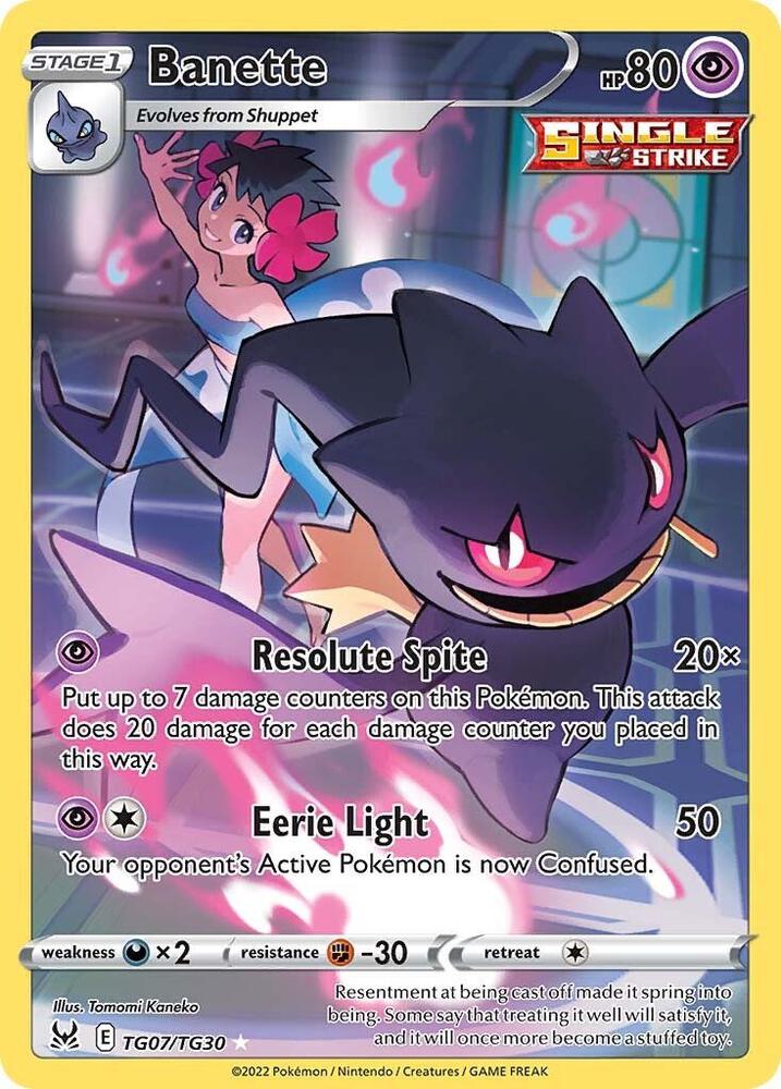Banette [SWSH11: Lost Origin Trainer Gallery] TG07/TG30