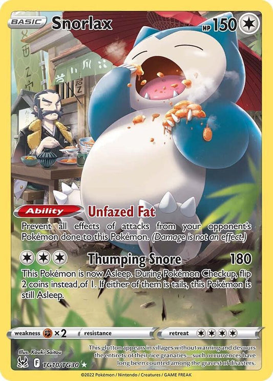 Snorlax [SWSH11: Lost Origin Trainer Gallery] TG10/TG30