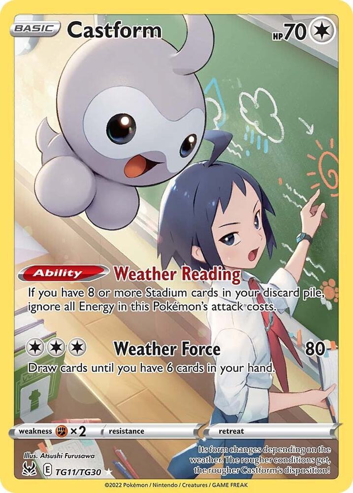 Castform [SWSH11: Lost Origin Trainer Gallery] TG11/TG30