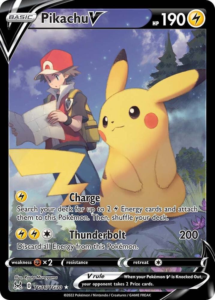 Pikachu V [SWSH11: Lost Origin Trainer Gallery] TG16/TG30