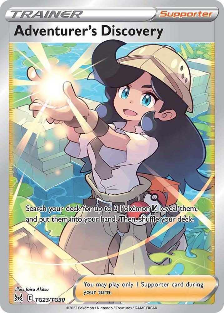 Adventurer's Discovery [SWSH11: Lost Origin Trainer Gallery] TG23/TG30