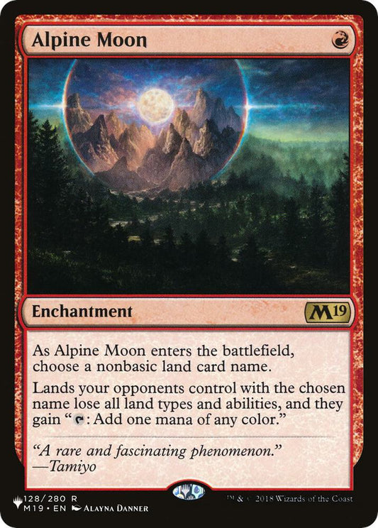 Alpine Moon [The List Reprints] 128/280