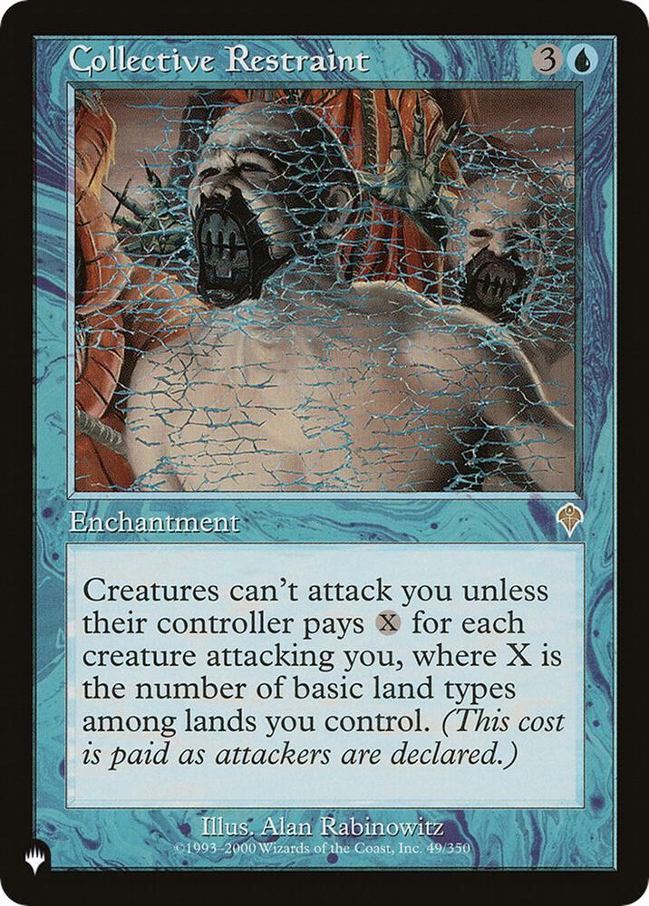 Collective Restraint [The List Reprints] 49/350