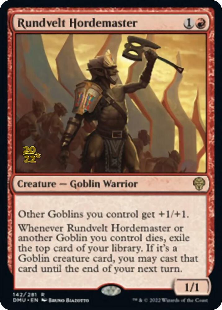 Rundvelt Hordemaster [Prerelease Cards] 142