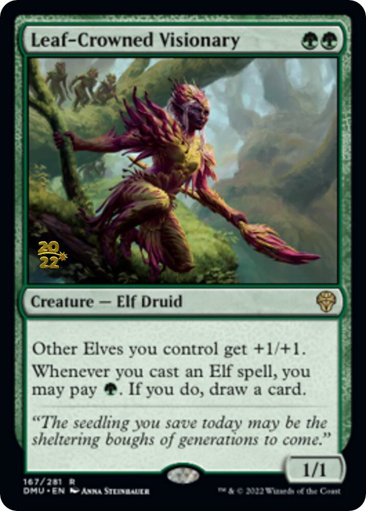 Leaf-Crowned Visionary [Prerelease Cards] 167