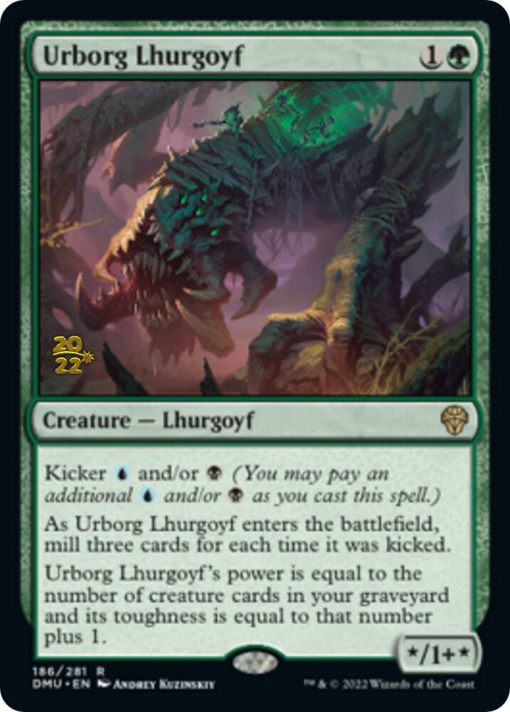 Urborg Lhurgoyf [Prerelease Cards] 186