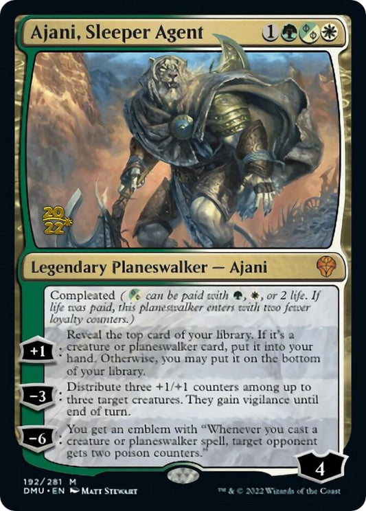 Ajani, Sleeper Agent [Prerelease Cards] 192