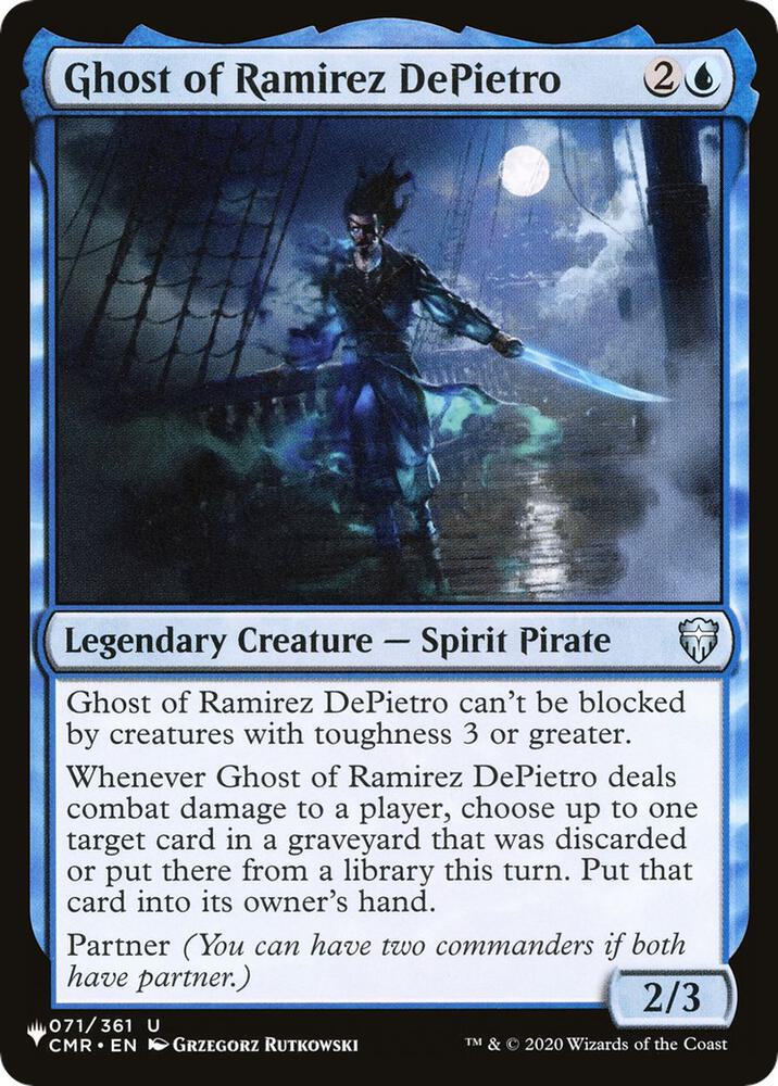 Ghost of Ramirez DePietro [The List Reprints] 071/361
