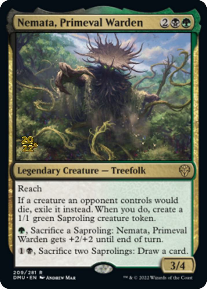 Nemata, Primeval Warden [Prerelease Cards] 209