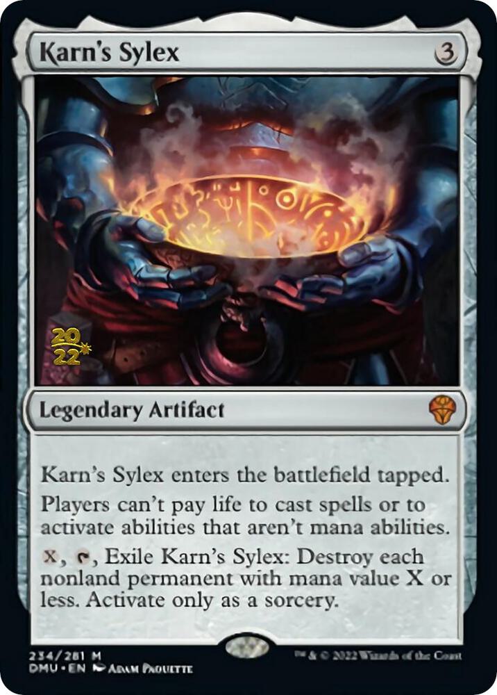 Karn's Sylex [Prerelease Cards] 234