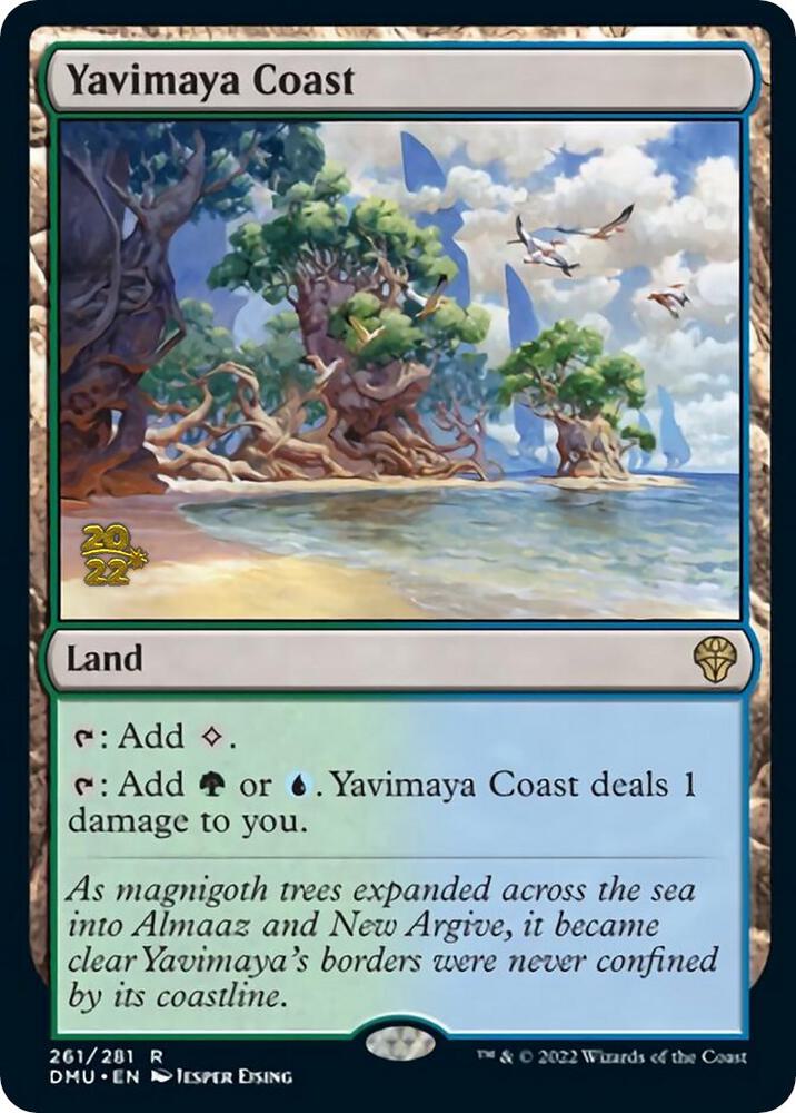 Yavimaya Coast [Prerelease Cards] 261