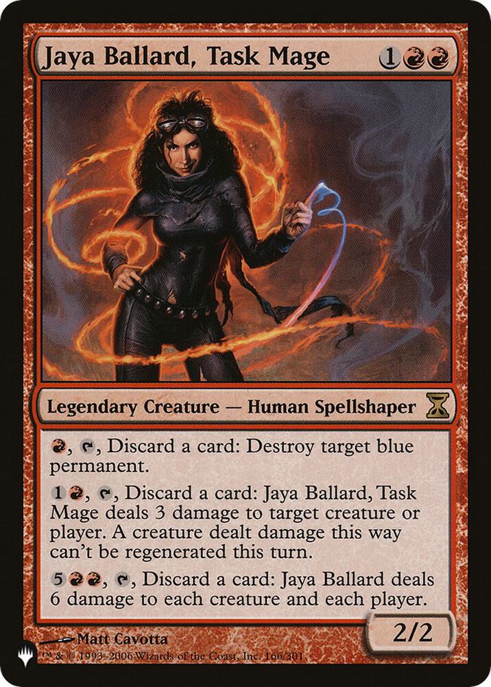 Jaya Ballard, Task Mage [The List Reprints] 166/301