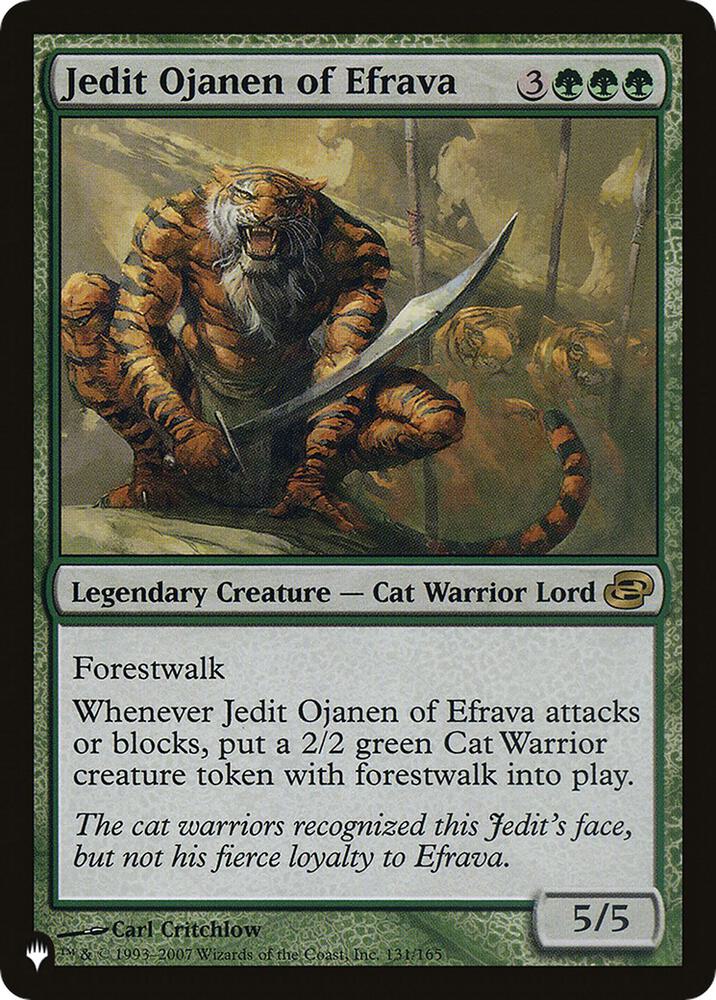 Jedit Ojanen of Efrava [The List Reprints] 131/165