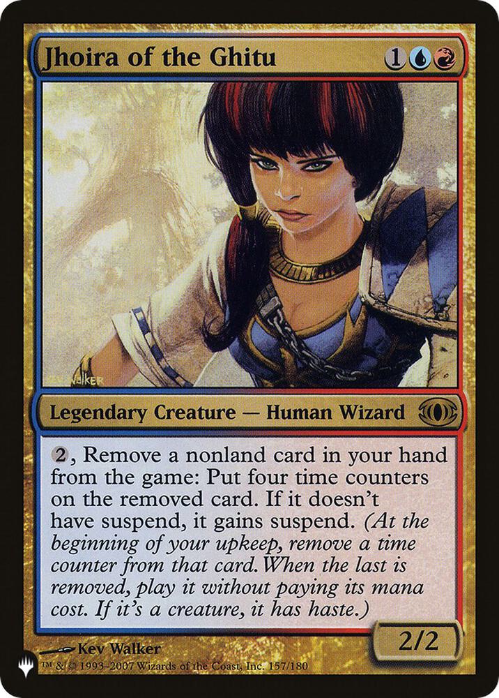 Jhoira of the Ghitu (FUT) [The List Reprints] 157/180