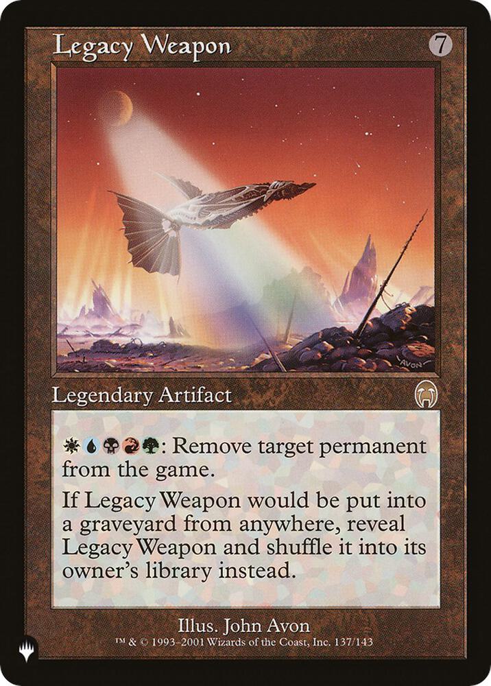 Legacy Weapon [The List Reprints] 137/143