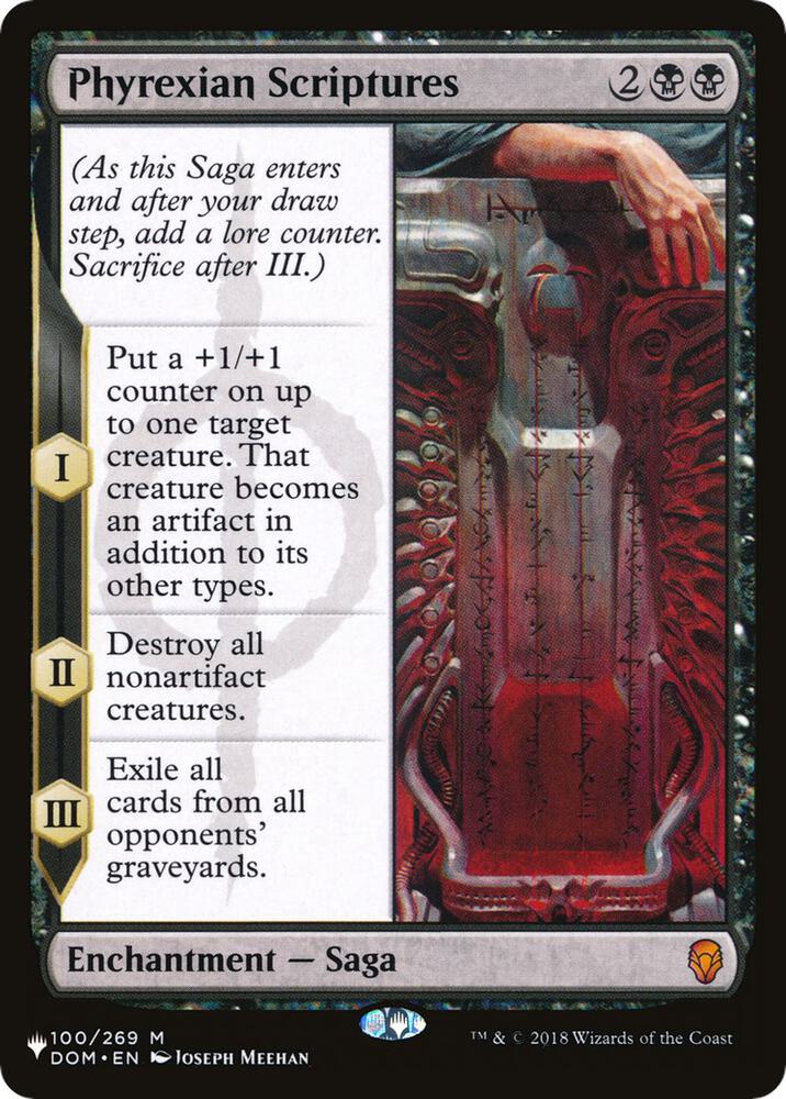 Phyrexian Scriptures [The List Reprints] 100/269