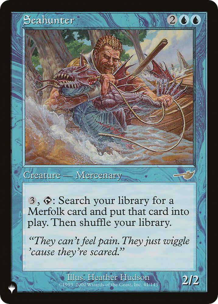 Seahunter [The List Reprints] 41/143