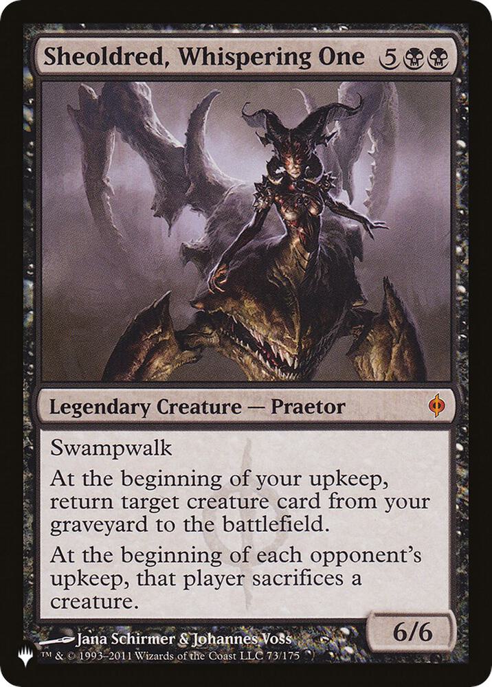 Sheoldred, Whispering One [The List Reprints] 73/175