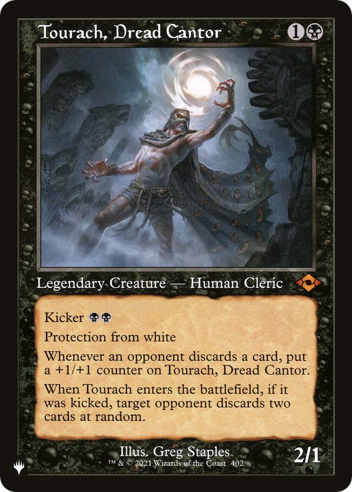 Tourach, Dread Cantor (Retro Frame) [The List Reprints] 402/303