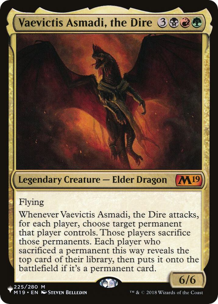 Vaevictis Asmadi, the Dire [The List Reprints] 225/280