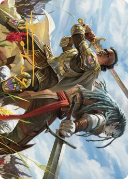 Join Forces Art Card (Gold-Stamped Signature) [Art Series: Dominaria United] 9