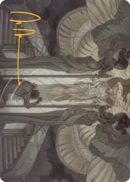 Prayer of Binding Art Card (Gold-Stamped Signature) [Art Series: Dominaria United] 12