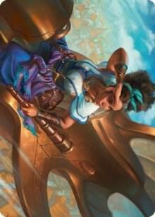 Talas Lookout Art Card [Art Series: Dominaria United] 17
