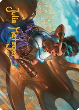 Talas Lookout Art Card (Gold-Stamped Signature) [Art Series: Dominaria United] 17