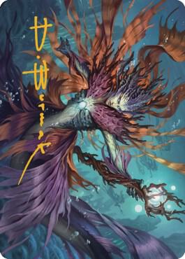 Vodalian Hexcatcher Art Card (Gold-Stamped Signature) [Art Series: Dominaria United] 20