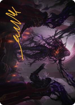 Braids, Arisen Nightmare Art Card (23/81) (Gold-Stamped Signature) [Art Series: Dominaria United] 23