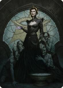 Liliana of the Veil Art Card [Art Series: Dominaria United] 24