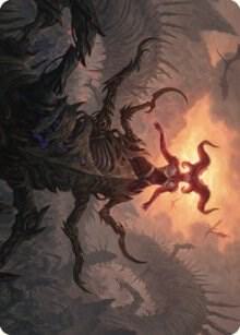 Sheoldred, the Apocalypse Art Card [Art Series: Dominaria United] 26