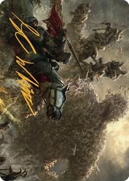Writhing Necromass Art Card (Gold-Stamped Signature) [Art Series: Dominaria United] 27