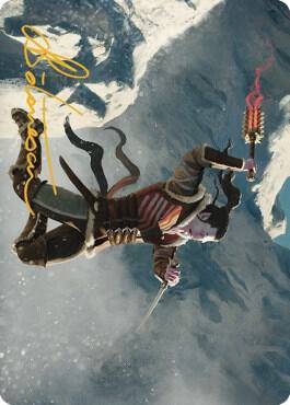 Balduvian Berserker Art Card (Gold-Stamped Signature) [Art Series: Dominaria United] 28