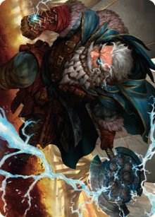 Electrostatic Infantry Art Card [Art Series: Dominaria United] 30