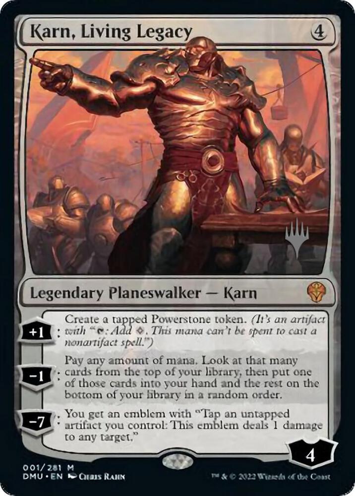 Karn, Living Legacy [Promo Pack: Dominaria United] 1