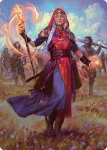Jaya, Fiery Negotiator Art Card (34/81) [Art Series: Dominaria United] 34