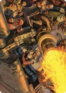Mana Cannons Art Card [Art Series: Dominaria United] 36