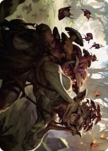 Sprouting Goblin Art Card [Art Series: Dominaria United] 38