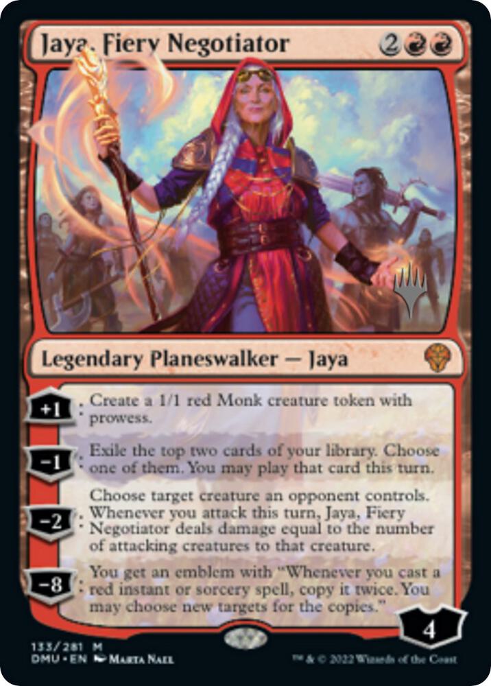 Jaya, Fiery Negotiator [Promo Pack: Dominaria United] 133