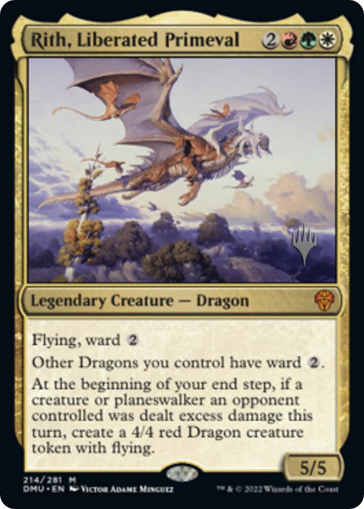 Rith, Liberated Primeval [Promo Pack: Dominaria United] 214